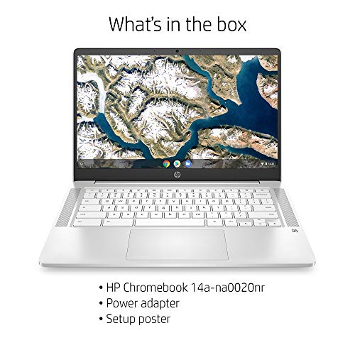 HP Chromebook: 14-Inch HD Laptop with Intel Celeron Processor, 4GB RAM, and 32GB eMMC