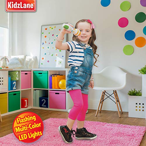 Kidzlane Bluetooth Kids Microphone with Voice Changer & Nursery Rhymes