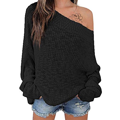 Off Shoulder Batwing Sweater