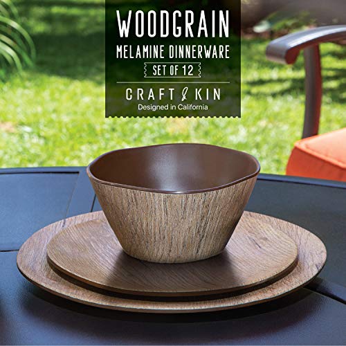 Melamine Dinnerware Set - 12 pcs
