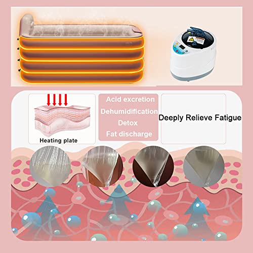 Portable Foldable Steam Sauna with Steamer Pot for Home Spa - Fast Relaxation and Detoxification