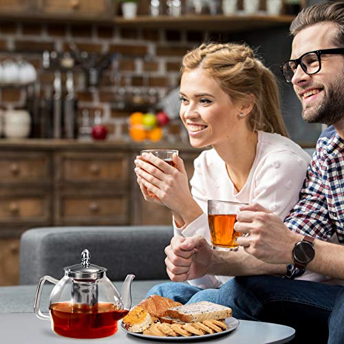 Hiware 1000ml Glass Teapot with Infuser