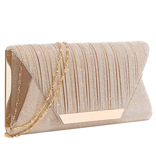 Glitter Envelope Clutch Purse