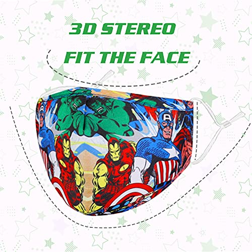 Alldriey Washable Reusable 3D Kids Face Mask