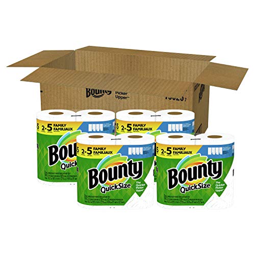 Bounty Quick-Size Paper Towels - 8 Family Rolls
