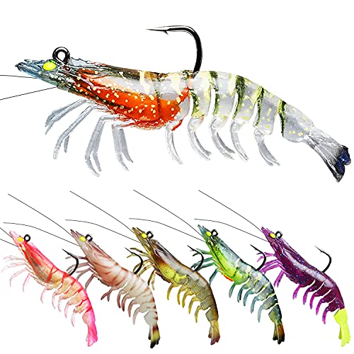 TRUSCEND Fishing Jighead Paddle Tail Swimbaits for Bass Trout - Soft Lures for Freshwater and Saltwater Fishing