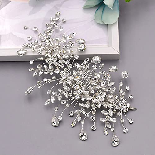 Rhinestone Bridal Hair Comb Accessories
