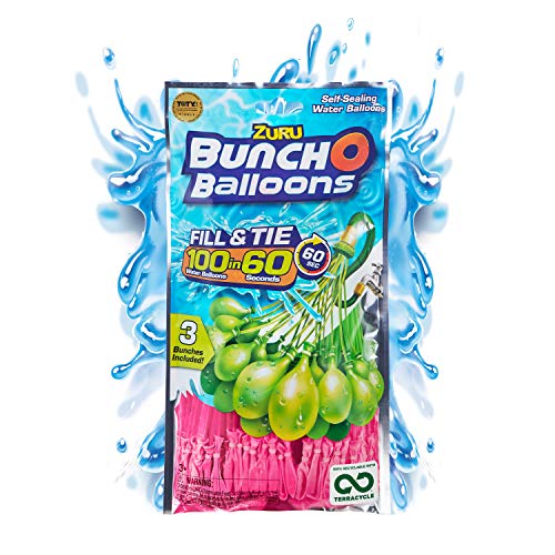 Bunch O Balloons - Instant Pink Water Balloons (3 Bunches - 100 Total)