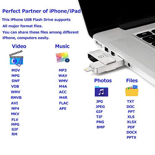 Apple MFi Certified 128GB Photo-Stick-for-iPhone-Storage