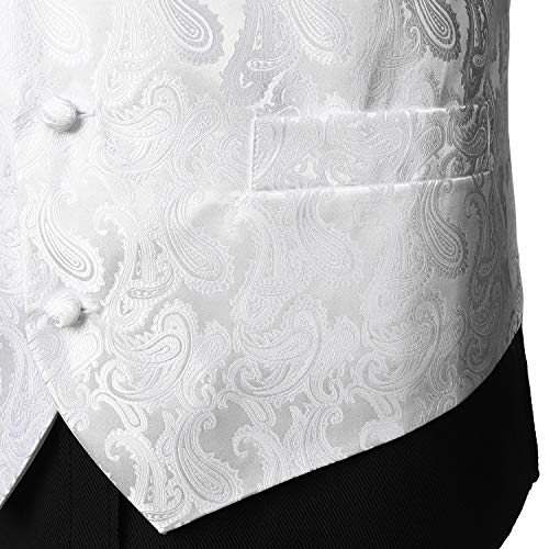 JOGAL Men's Paisley Vest Set