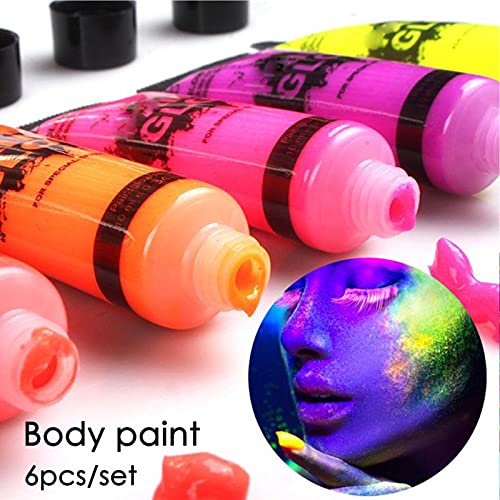 GARYOB Glow in Dark Face Body Paint Set