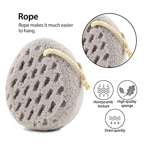 BAIMEI Bath Sponge, Sponge Loofah Body Scrubber