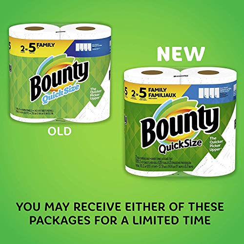 Bounty Quick-Size Paper Towels - 8 Family Rolls