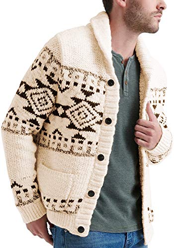 Esobo Men's Multi-Color Shawl Cardigan