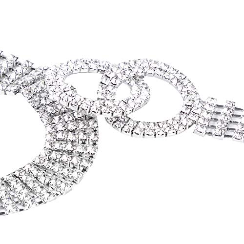 Crystal Rhinestone Waistband Belt for Women