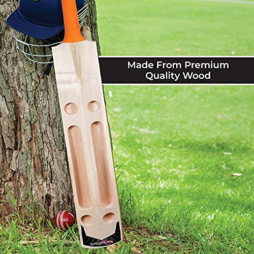 SPORTAXIS Wooden Kashmir Willow Cricket Bat