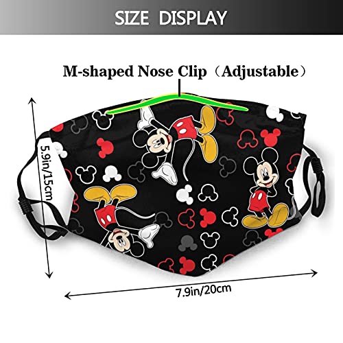 Cartoon Face Mask Washable Balaclava (2pcs)