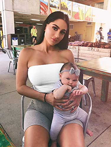 Strapless Tube Crop Top