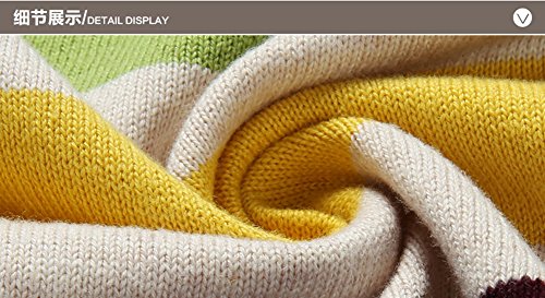 BASADINA Boy's Striped Sweater Cardigan, Yellow