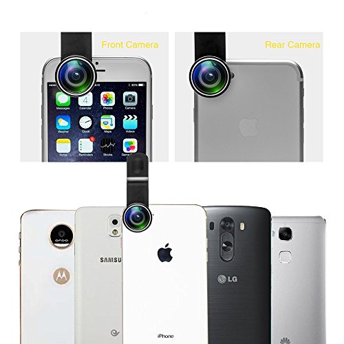 11 in 1 Phone Camera Lens Kit - Fisheye, Wide Angle, Macro, Zoom, Filters - Compatible with iPhone, Samsung, and Most Smartphones