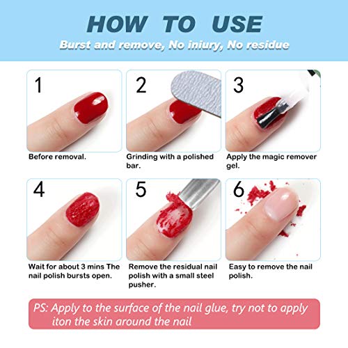 Gel Polish Remover (2 Pack)