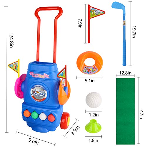 Meland Kids Golf Club Set for Boys and Girls - Ages 3-6