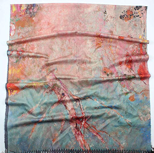 Art Printed Cashmere Feel Scarf