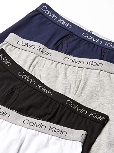 CK Boys Underwear Boxer Briefs, 4 Pack, Black Iris, 16-18