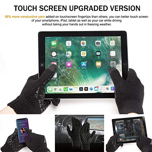 TRENDOUX Winter Gloves - Anti-Slip Touchscreen Glove