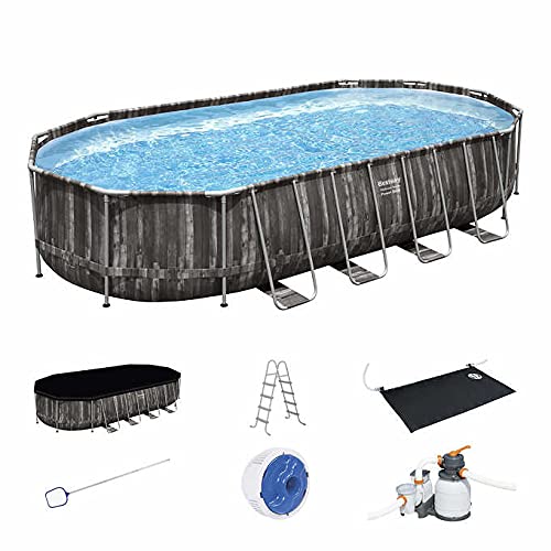 Bestway Power Steel 22' Oval Pool Set