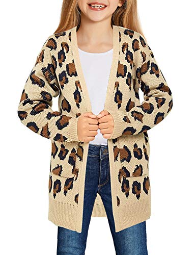 Casual Leopard Cardigan with Pockets (luvamia)