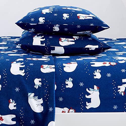 Great Bay Home King Flannel Sheet Set