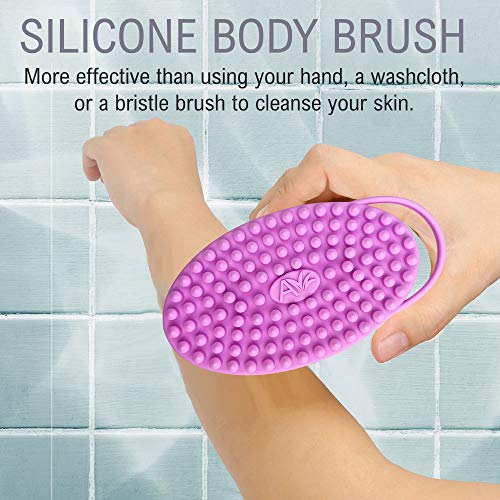 Avilana Exfoliating Silicone Body Scrubber