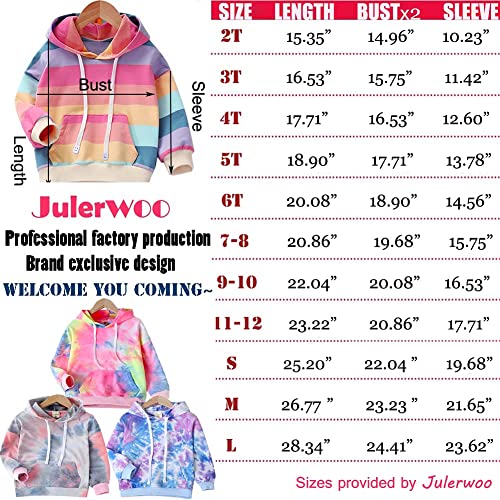 Julerwoo Girls Dinosaur Printed Hoodie