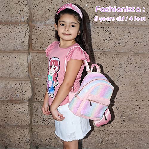 Mini Rainbow Backpack for Girls