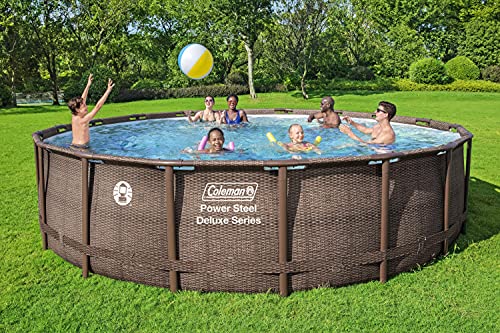 Coleman Power Steel Deluxe Above Ground Pool Set