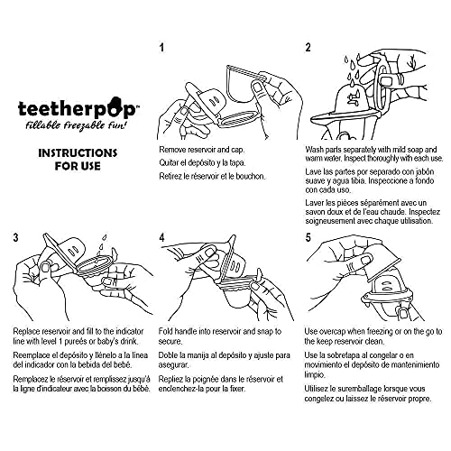 Teetherpop Fillable Freezable Baby Teether
