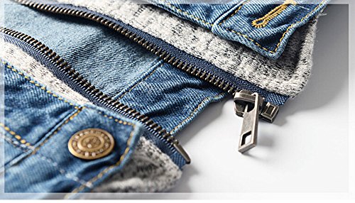 LJYH Boys' Denim Trucker Jacket, Fall Hoodie.