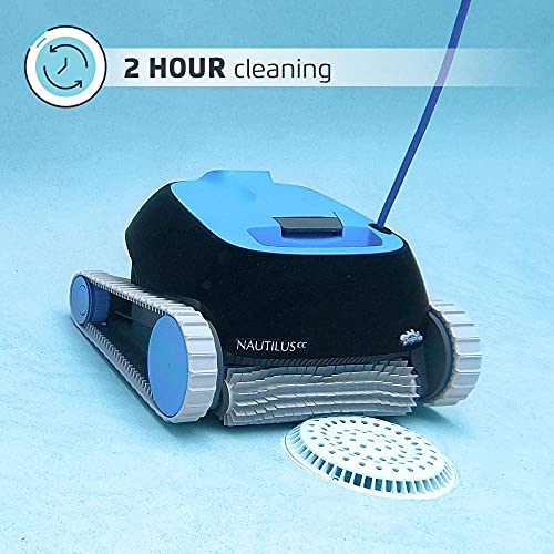 DOLPHIN Nautilus CC Robotic Pool Cleaner for In-Ground and Above Ground Pools up to 33 Feet