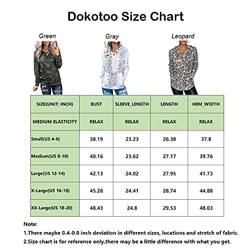 Dokotoo Women's Camo Hoodie