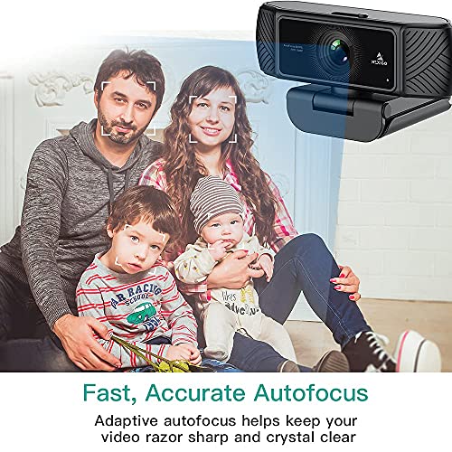 2021 AutoFocus 1080P Webcam with Microphone