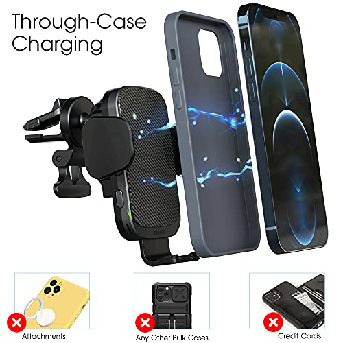 Fast Charging Auto-Clamping Air Vent Car Phone Holder