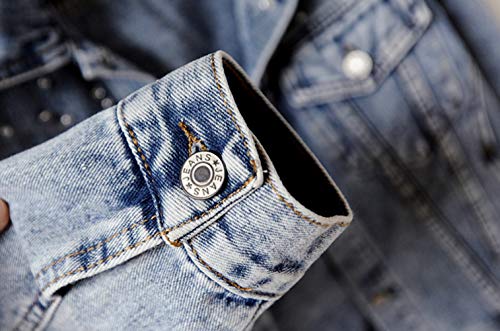 KEDERA Embroidered Short Denim Jacket
