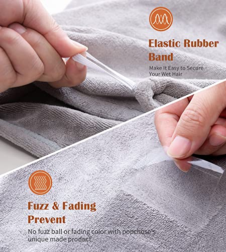 POPCHOSE Microfiber Hair Towel Wrap for Women