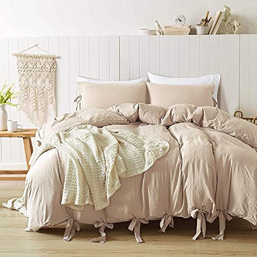 Annadaif Khaki Duvet Cover Set