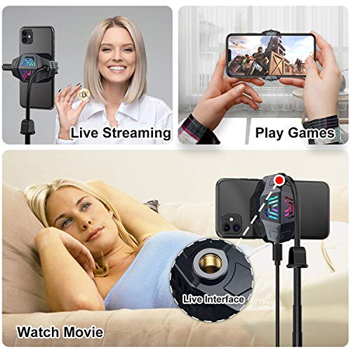 Ivy 2021 Smart Phone Cooler Fan with Semiconductor Refrigeration for Gaming and Vlogging