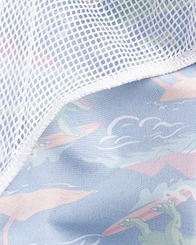Quad Seven Boys' Rashguard Set, Surfer Shark/Dino, 10