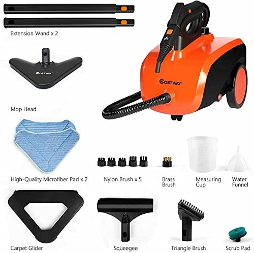 Costway Heavy Duty Steam Cleaner with 19 Accessories