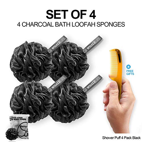 WhaleLife Shower Puff 4 Pack