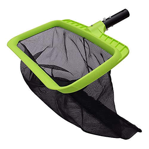 Sturdy Pool Skimmer Net with Reinforced Deep Bag for Easy Debris Removal